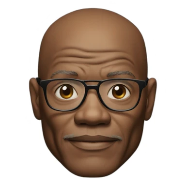 Retrato de samuel l jackson sticker