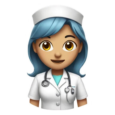 cute nurse sticker