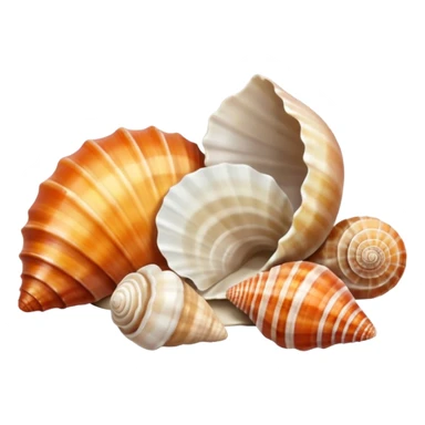 Small seashells sticker