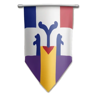 Bandera cruz de borgoña sticker