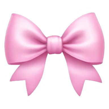 Coquette light pink bow sticker