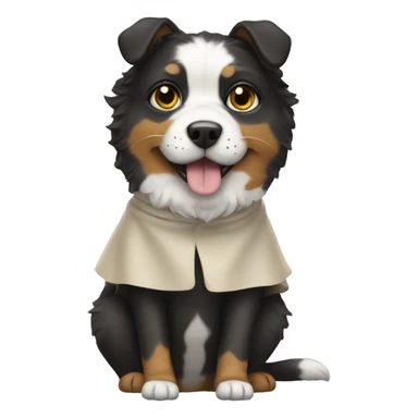 Dog in cat costume  sticker