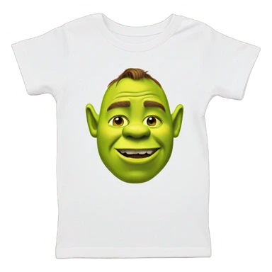 Shrek in a baby tee sticker
