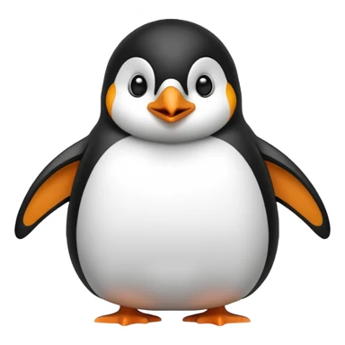 Pingouin qui vient de se réveiller  sticker