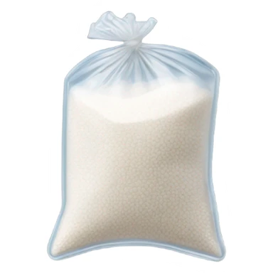 Ziplock bag full of salt sticker