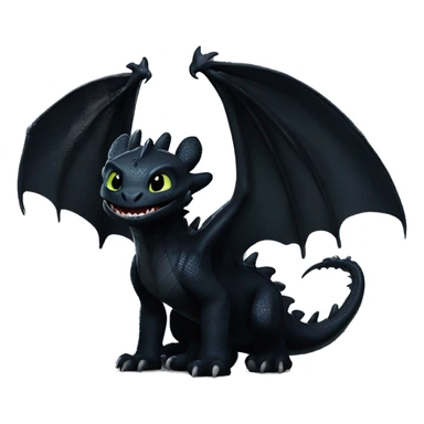 Toothless dragon night fury  sticker