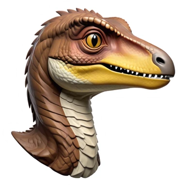 Beautiful and Majestic jurassic park Velociraptor Portrait Emoji, Head and body rendered in serene repose with a subtle, confident smile, showcasing a lithe, agile form with a refined, noble snout and eyes softly closed in tranquil contemplation, Simplified yet exquisitely endearing features, highly detailed, glowing with a soft, drowsy prehistoric light, high shine, relaxed and utterly majestic, stylized with an air of timeless dinosaur elegance, soft glowing outline, capturing the essence of a beautiful and majestic jurassic park Velociraptor that embodies the legendary spirit of jurassic park Park dynamics! sticker