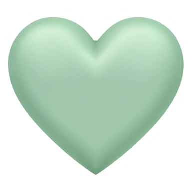 heart pastel green sticker