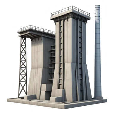 hydroelectric power station sticker