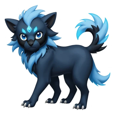 Luxray-Absol-Luxray-fusion (full body) sticker