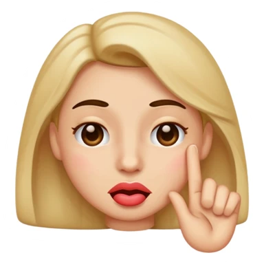 Wink pinch emoji sticker