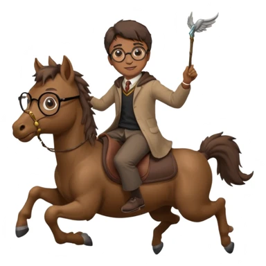 hippogriff and harry potter sticker