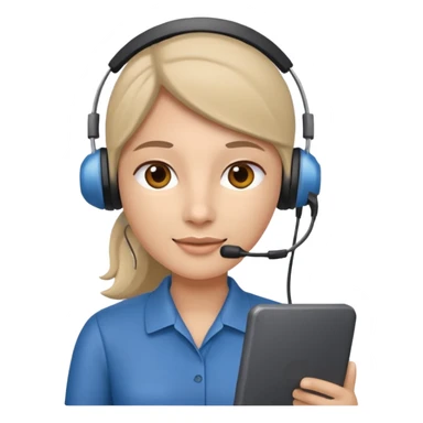 call center agent sticker