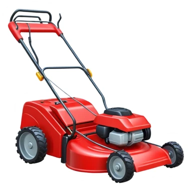 Red Lawnmower sticker