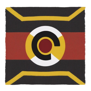 A australian aboriginal flag sticker