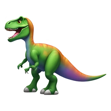 Dinosaur wearing heels sticker