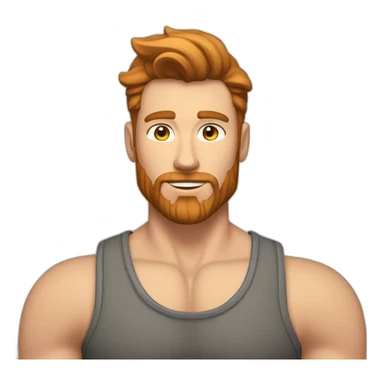 sexy-posing-very-fit-brunette-caucasian-gay-male-gingerfashionbeard-hairychest sticker
