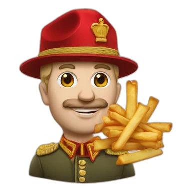 Staline avec Poutine sticker