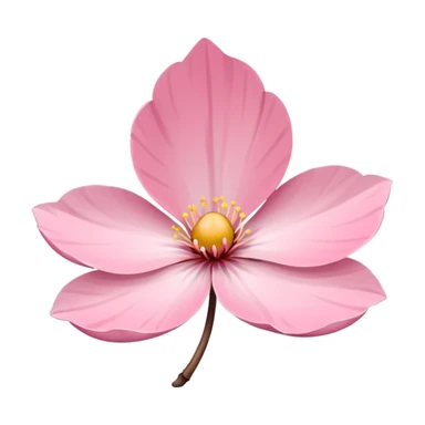 single sakura petal sticker