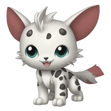 cute cool edgy beautiful pretty Digimon-Fakemon-animal full body sticker