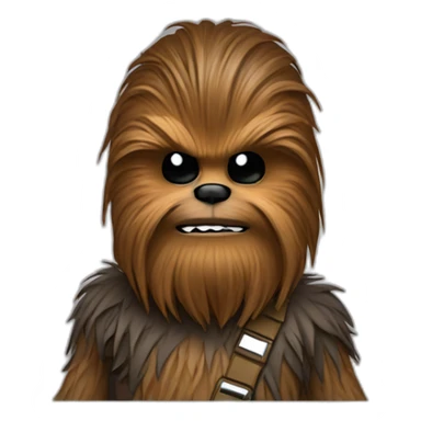 Chewbacca com moletom sticker