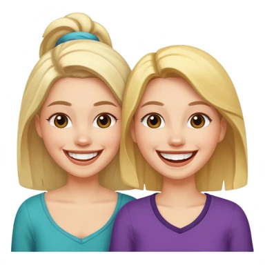 jecka and nichole  sticker