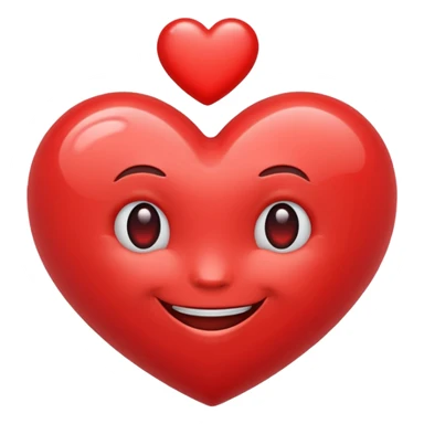 Heart emoji laughing  sticker