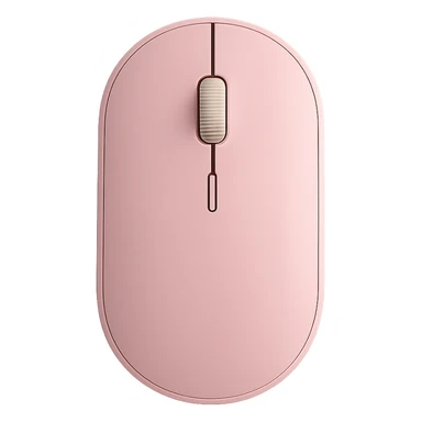 pink wireless mouse, stylish sticker