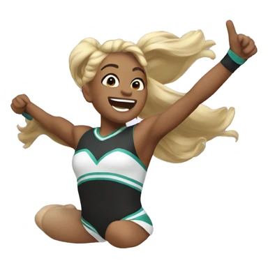cheer stunt sticker