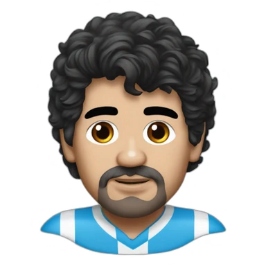 MARADONA A NAPOLI sticker