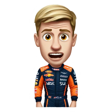 Max Verstappen shocked sticker