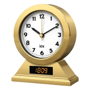 modern mantel clock sticker