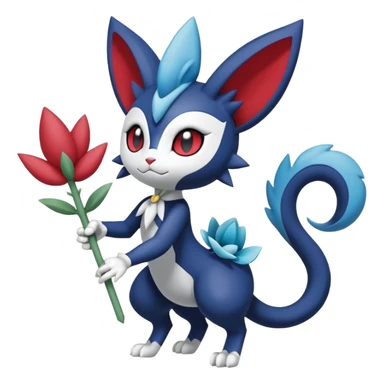 Meloetta-Weavile-Meowstic-Pokémon-Fakémon-fusion-hybrid-creature sticker