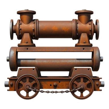 Train Coupling in single pic  sticker