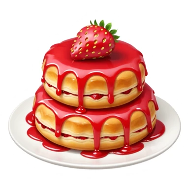 Strawberry Glaze Pastries
 sticker