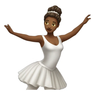 Une danseuse métisse sticker