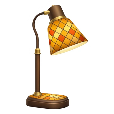 patterned desk lamp sticker