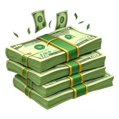 Falling value of the dollar sticker