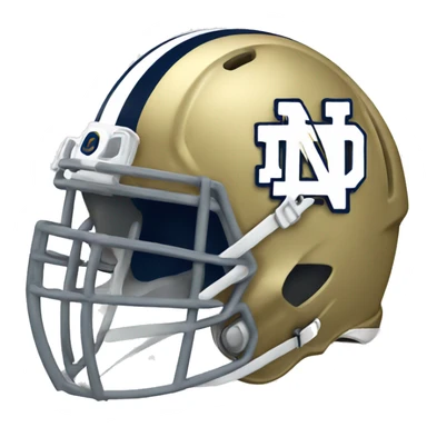 Notre dame football logo sticker