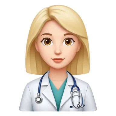 vet doctor woman sticker