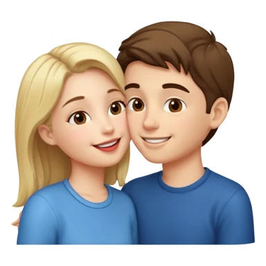 Love kissing mod boy and girl sticker