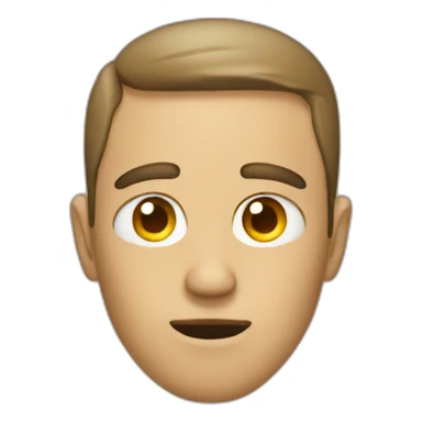 Guy with one eye missing sticker