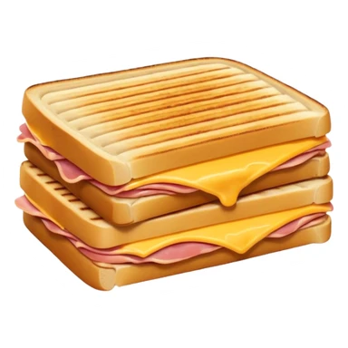 panini with ham and cheese sticker