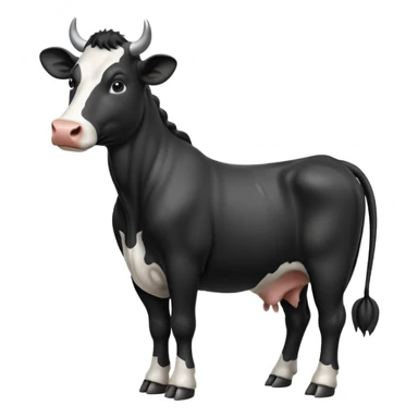pantomime freisan cow sticker