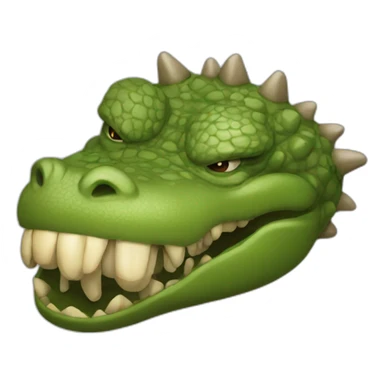 crocodile vomit sticker