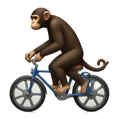 Monkey riding a man a man sticker