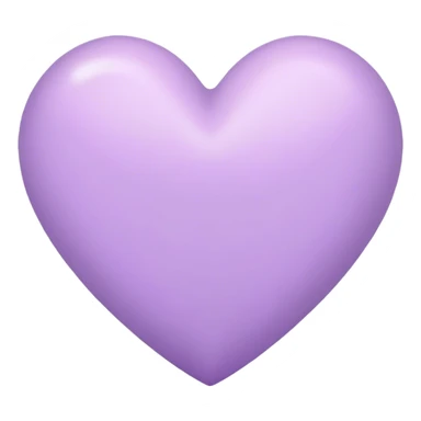 Pastel Purple Heart sticker