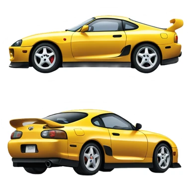 Toyota supra mk4 sticker