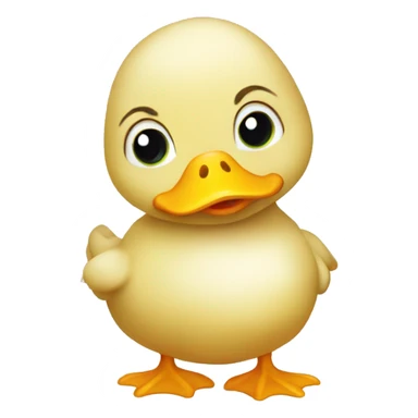 cuty baby potato duck sticker