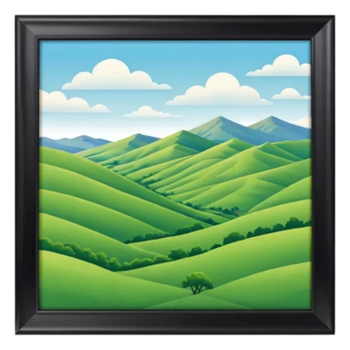 The hills of Scotland sticker